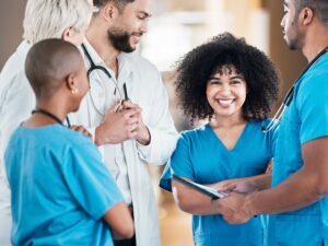 A team working the healthcare dream