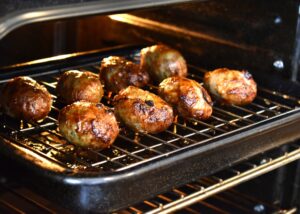 Traditional Cypriot food. Sheftalia : Cypriot Lamb and Pork Sausages