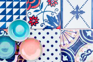Traditional Portuguese tiles Azulejo